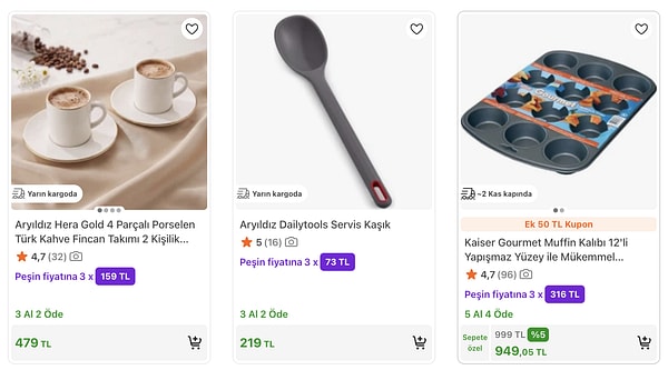 Aryıldız sofra ve mutfak ürünlerinde '3 Al 2 Öde' şöleni!