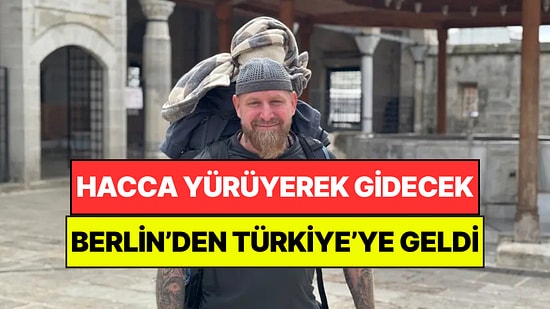 Berlin'den Yürüyerek Hacca Gitmek İstiyor: 88 Günde Kırklareli'ye Geldi