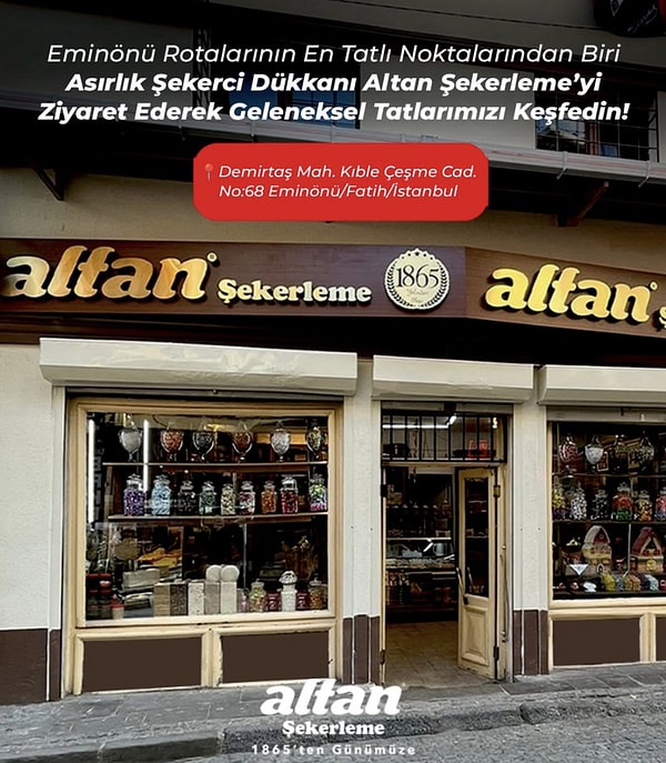 4. Altan Şekerleme (1865) - Küçükpazar