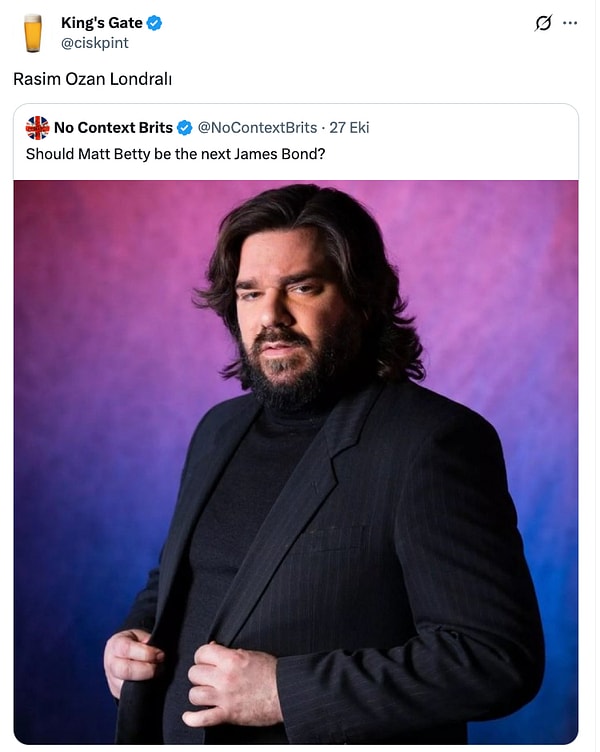 Yeni Bond hazır.