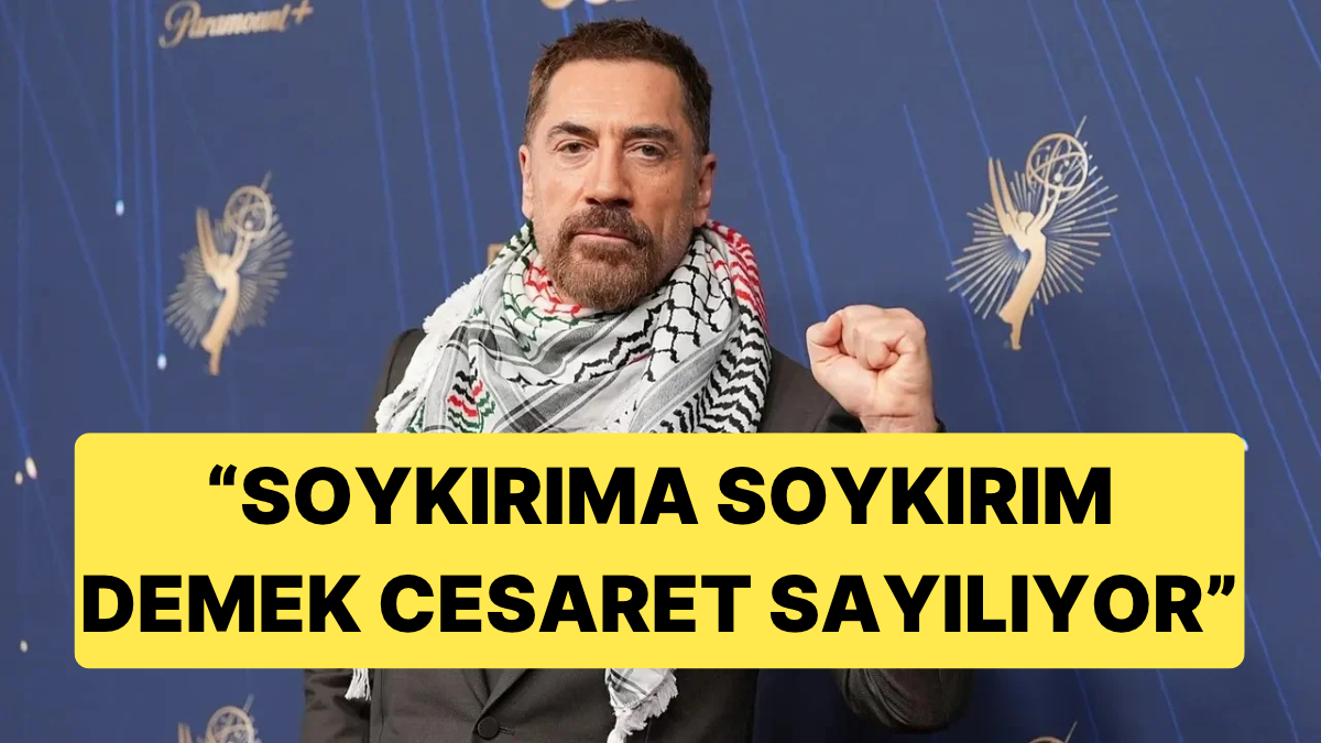 Javier Bardem'den Filistin Çıkışı, "Bir Soykırımı Kınadığınızda Cesur Biri Oluyorsunuz"