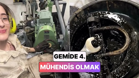 Gemide Dördüncü Mühendis Olarak Çalışan Bir Kadın Bir Günlük Mesaisini Paylaştı