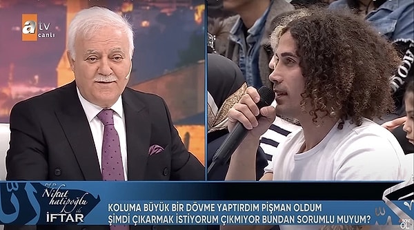 8. İftar ve sahur saatlerinde ATV ekranlarında yer alan Nihat Hatipoğlu, yıllardır sorulan ve çok merak edilen 'Dövme yaptırmak günah mıdır? Dövme yaptırmak ibadetlere engel midir?' sorularını yanıtladı.