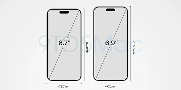 Tasarım değişiklikleri adına konuşulan bir başka konu ise ekran boyutları. Uzmanlar, 2024 yılı içerisinde çıkacak 16 serinin eski modellere göre oldukça büyük olacağını ve bu alanda akıllı tabletler ile yarışacağını öne sürüyor.