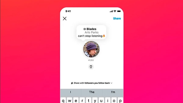 Instagram, her ne kadar yeni özelliğini MSN'den esinlenmiş olsa bile "Ne dinliyorum?" aracını kendine has değişikliklerle donatmayı da unutmadı.