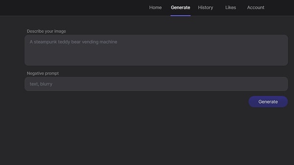 Gelelim kendi görselimizi oluşturmaya. Hayal ettiğimiz resmi tarif etmemizi isteyen Lexica, ayrıca oluşturulacak tabloda istemediğimiz detayları da bizlere soruyor. Hemen sonrasında ise yapay zekalı imzalı 4 farklı görsel kullanıma hazır bir şekilde önümüze sunuyor.