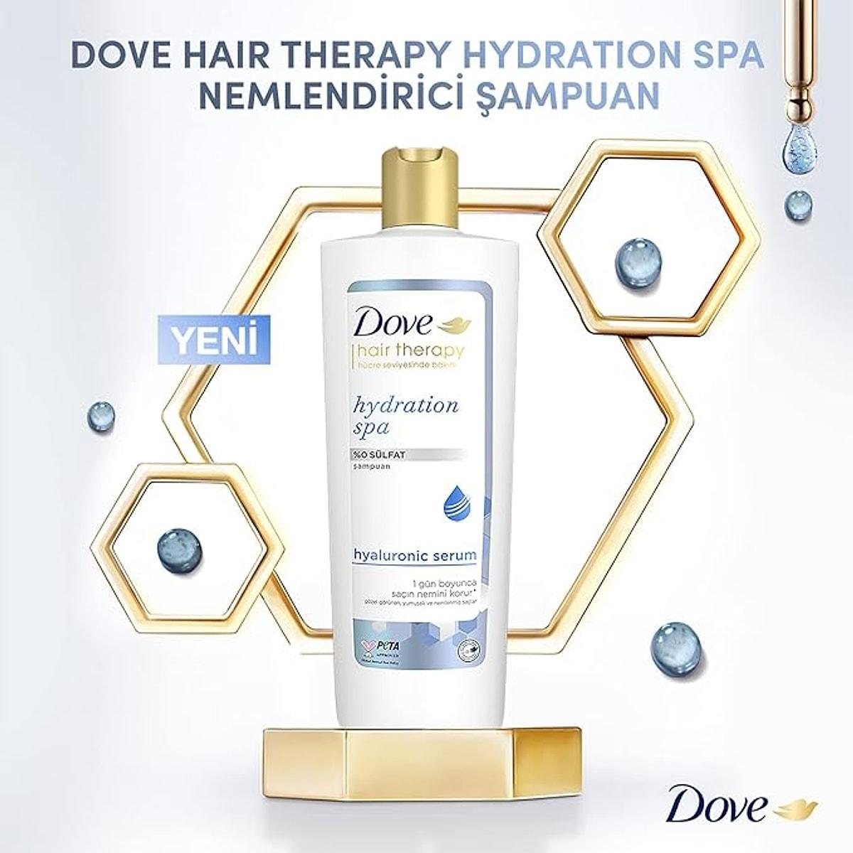 5. Dove Hair Therapy Sülfatsız Saç Bakım Şampuanı