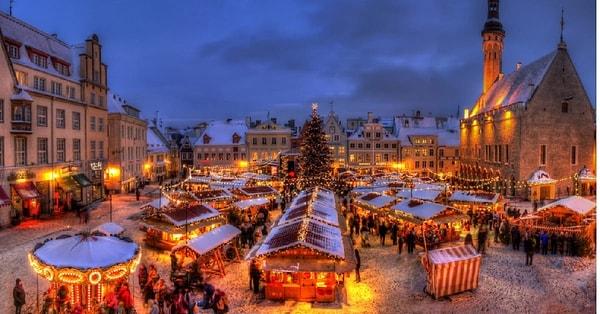 10. Tallinn Noel Pazarı - Estonya