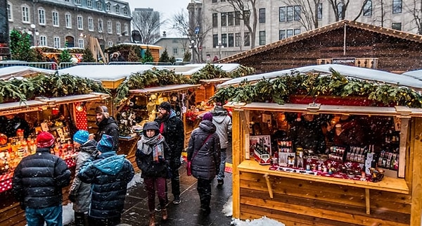 18. Quebec Noel Pazarı - Kanada