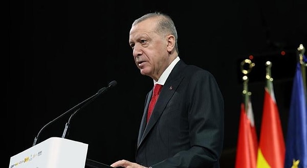 Erdoğan basın mensubuna, "Türkiye bir hukuk devletidir. Burada kararları yargı verir. Bir basın mensubunun bu teröristleri savunması düşündürücüdür. Başını sallama, ben sallamıyorum. Dimdik çalışmama devam ediyorum" yanıtını verdi.