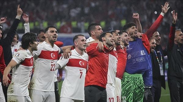 Son 16'da favori olarak gösterilen Avusturya'yı da 2-1'lik skorla deviren Türkiye, maç bonusu olarak 1 milyon, çeyrek finale yükselme ödülü olarak da 2.5 milyon euro kazandı.