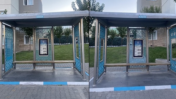 Sözcü'nün aktardığına göre, menzil tarikatının bulunduğu köyde, otobüs durakları “kadın” ve “erkek” olarak ayrıldı. Ayrıca kadınların otobüse ayrı kapıdan bindiği belirtiliyor.